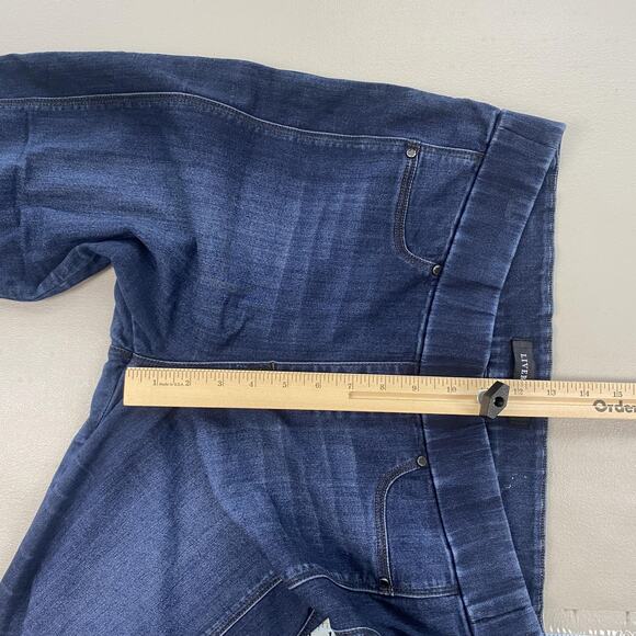 Liverpool Jeans Womens 12P Blue Pull-On Jegging Skinny Sienna Dark Wash 34x26 - Picture 8 of 16